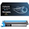 alphaink Toner Compatibile con TN248XL TN 248 C XL per Brother MFC-L3760CDW DCP-L3560CDW HL-L3240CDW HL-L3220CW MFC-L3740CDW HL-L8240CDW HL-L8230CDW DCP-L3515CDW DCP-L3520CDW (Con chip, 1 Ciano)