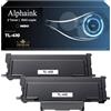 alphaink 2 Toner Compatibili con Pantum TL-410 TL410 stampanti Pantum P3010D P3010DW P3300DN P3300DW M6700D M6700DW M7100DN M7100DW M6800FDW M72 1.500 Copie l'uno (2 Toner)