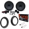 Superauto hi-fi Kit 4 Casse Altoparlanti Compatibili con Mercedes Classe A W169 Classe B W245 Predisposizione Anteriori K 165 + Adattatori e Accessori Montaggio
