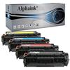 Alphaink 4 Toner Compatibili con HP 312A CF380X CF381A CF382A CF383A per stampanti HP Color Laserjet Pro MFP M451dn M451dw M451nw M475dn M475dw M476dn M476dw M476nw (1 Nero 1 Ciano 1 Magenta 1 Giallo)