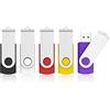 KOOTION 5 Pezzi Chiavetta USB 64 GB,USB 3.0 Pennetta USB Piccolo e Leggero Chiavi USB Metallo Pendrive 64GB Con indicatore LED Para Ordenador/TV/Coche/Player, ect (Multi-Colores)