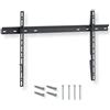 NANOOK Supporto a muro per TV 40-80 pollici | Staffa ultra sottile | Soluzione di montaggio per televisori LCD, LED e OLED | Compatibilità universale | VESA 100x100-600x400 | Nero