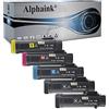 Alphaink 5 Toner compatibili con Xerox 106R3480 106R03690 106R03691 106R03692 per Xerox Phaser 6510,6510DN,6510N Workcentre 6515, 6515DN, 6515DNI, 6515DNW, 6515N, 6515NW(1Ciano,1Giallo,1Magenta,2Nero)