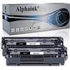 alphaink 2 Toner Q2612X 12X Compatibile per stampanti HP LaserJet 1010 1012 1015 1015 1020 3010 3020 3030 3050 3052 3055 M1005 MFP M1319 MFP M1319F MFP (3000 copie l'uno)