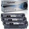 alphaink 3 Toner Q2612X 12X Compatibile per stampanti HP LaserJet 1010 1012 1015 1015 1020 3010 3020 3030 3050 3052 3055 M1005 MFP M1319 MFP M1319F MFP (3000 copie l'uno)