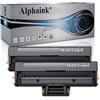 alphaink 2 Toner Compatibile con Samsung MLT-D111XL da 3600 copie per stampanti Samsung SL M2020 M2020W M2022W M2026W XPRESS M2020 M2021 M2026 M2070 M2071HW M2078 CAPACITA' MAGGIORATA (2 Neri)