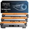 alphaink 3 Toner compatibili con Brother TN1050 TN-1050 TN-1000 per stampanti Brother DCP-1510 DCP-1512 DCP-1612W DCP-1610W DCP-1616NW HL-1210W HL-1110 HL-1112 HL-1212W HL-1201 MFC-1810 MFC-1910W