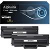 alphaink 2 Toner Compatibile (CON CHIP) per HP W1106X 106x per Laser 107a 107r 107w per MFP 135a 135r 135w 135wg 137fnw 137fwg 138fwg 138fnw 138fw 138p 138pn 138pnw 2.000 Copie Nero