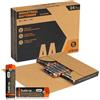 Uniross 48 Pile Alcaline AA / LR6 / Stilo / 1,5V Uniross Industrial per Dispositivi Professionali Mouse Telecomandi Radio Torce e Giocattoli - 2 Box da 24 Batterie