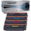 alphaink 4 Toner compatibile per Canon 731H LBP7100 MF620 MF8200 MF8230Cn MF8280Cw LBP7110CW MF620 LBP 7100Cn MF8230Cn MF8280Cw (1 Nero, 1 Ciano ,1 Magenta, 1 Giallo) .