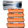 alphaink 4 Toner Compatibili con 130A CF350A 131A CF351A 132A CF352A 133A CF353A per HP Laserjet Pro CP1020 CP1021 CP1022 CP1023 CP1025NW CP1026NW CP1027NW CP1028NW MFP M175A M175NW M275A