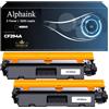 alphaink 2 Toner Compatibile con HP 94A CF294A per stampanti HP LaserJet Pro M118 M118DW LASERJET PRO M148 M148DW M148FDW M149 M149FDW (1200 copie l'uno) CON CHIP (2 Neri)