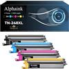 alphaink 4 Toner Compatibili con TN248XL TN 248 XL con Chip per Brother MFC-L3760CDW DCP-L3560CDW HL-L3240CDW HLL3220CW MFC-L3740CDW HL-L8240CDW HL-L8230CDW DCP-L3515CDW (Nero, Ciano, Magenta, Giallo)
