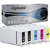 alphaink 5 Cartucce compatibili con Epson T7011 T7012 T7013 T714 per stampanti Epson WorkForce PRO WP-4015DN, WP-4025DW, WP-4095DN, WP-4515DN, WP-4525DNF, WP-4535DWF, WP-4545DTWF, WP-4595DNF