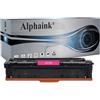 alphaink Toner W2413A 216A Magenta Con Chip Compatibile con HP Color Laser Pro M155NW M180 M182N M182NW M183FW M183 versione da 850 copie