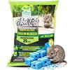 Albagarden - Veleno Per Topi Potente - Topicida In Blocchi - Esche Per Topi Utilizzabile Con Trappola E Ultrasuoni - Per Ratti Di Ogni Dimensione -15 Blocchi X 20 Gr