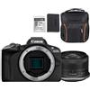 Canon EOS R50 nero + RF-S 18-45 Kit Vacanze | ✅Garanzia di 5 anni
