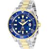 Invicta Grand Diver - Orologio da Uomo in Acciaio Inossidabile con Movimento Automatico, Bicolore/Blu - 47 mm