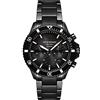Emporio Armani Orologio cronografo da uomo, in ceramica, con cassa da 43 mm, Nero (Black)