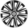 AUTO-STYLE AutoStyle Set di 4 Copricerchi Nardo 16 Pollici Argento/Nero
