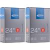Schwalbe 318631 - camera daria per bicicletta (Confezione da 2)