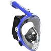 Mares Aquazone Full Face Mask - Maschera integrale da adulto, gonna in silicone, tubo, pieghevole, 3 misure