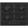 Kernau KGH 6423 CI Matt Black, Piano cottura a gas, Black