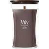 WoodWick Candela profumata | Candela grande a clessidra | Iris Woods | Regali perfetti per donne