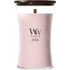 WoodWick Candela profumata | Candela a clessidra grande | Rose Blush | Regali perfetti per donne