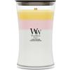 WoodWick Candela profumata | Candela a clessidra grande | Floral Blossoms | Regali perfetti per donne