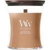 WoodWick Candela profumata | Candela a Clessidra Media | Hazelnut Roast | Regali Perfetti per Donne