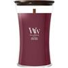 WoodWick Candela profumata | Candela a clessidra grande | Dark Cherry | Regali perfetti per donne