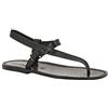 Gianluca - L'artigiano del cuoio Sandali Infradito in Cuoio Nero Artigianali - 592 U Nero - Taglia: EU 43
