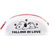 Grupo Erik Astuccio Snoopy Love - Astuccio Scuola Piccolo Portapenne per Bambina in Peluche con Chiusura a Zip | Back to School: Cancelleria Snoopy Gadget (20 x 9 x 6 cm)
