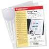 Alphaink Buste Trasparenti Anelli A4, 100 Pezzi, Finitura Buccia d'Arancia (Fizzy) 30 Micron, Multiperforate 11 Fori, PP, 23,5 x 30,5 cm