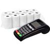IMBALLAGGI 2000-50 Rotoli Pos Termici 57mm x 20mt per Ricevute, Scontrini e Ricevuta Fiscale - Carta Termica Stampa per Stampante, Rotolini a Compatibilità Universale, Entrambe le Facce Bianche