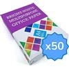 IMBALLAGGI 2000-10 box da 5 Risme A4 Carta Bianca da 500 fogli per Stampante e Fotocopie, Indispensabile in Ufficio, Fogli A4 80 gr/mq, Adatti ad ogni tipo di Stampante