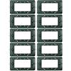 ZOREI Supporto Compatibile Con Vimar Plana, Supporto Per Scatola 502 503 504 507 (10, 4 Moduli/Posti)