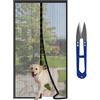 HW CASA Zanzariera Magnetica 140x240 con 34 Potenti Magneti e 2 Blocchi di Peso, Porta Si Chiude da Sola, Tenda per Impedire Ingresso di Mosche e Zanzare, Facile da Installare