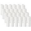 PATIKIL 24Pezzi 2.6 Copri Candele Alte Per Prese E12 Copri Presa Bianco | Base Per Lampadine Per Lampade A Candele In Cristallo, Per Lampadari In Plastica, Per Candele A Goccia