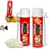 Avilia Schiuma Poliuretanica con Erogatore, Set da 2 Bombolette da 500ml per Incollare, Isolare e Riempire, Uso Interno ed Esterno, Formula Impermeabile e Isolante