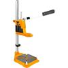 Avilia Base d'Appoggio a Morsa Regolabile per Trapano - Supporto Trapani Altezza 510 mm, Diametro Colonna 25 mm, Base 22x16 cm, in Alluminio Pressofuso