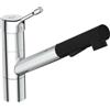 Ideal Standard BC297AA Ceralook Miscelatore da appoggio su lavello, a bocca alta orientabile ed estraibile, doccetta a 2 funzioni, cromato