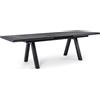 Bizzotto TAVOLO ALLUMINIO KRION 205-265X103 ANTRACITE JX55