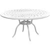 Verdelook Elizabeth, tavolo rotondo, Ø120x74,5 cm, bianco