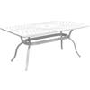 Verdelook Elizabeth, tavolo rettangolare, 170x95x74,5 cm, bianco