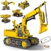 Robot Da Costruire 5-In-1 Escavatore E Robot Programmabile, Escavatore Radiocoma