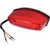 GOOFIT Universale Bianco/Grigio/Rosso Indicatore Della Luce Posteriore In Plastica Indicatore Del Freno Lampadina Posteriore Sostituzione Per Scooter Atv