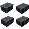 CARALL 4 Pezzi Tamponi Ponte Sollevatore 160X120X80mm, Tamponi in Gomma Rettangolari, Compatibile con Ravaglioli Corghi OMCN, Made In Italia
