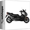 MOTOTOPGUN mivv scarico completo omologato nocat oval nero coppa carbonio compatibile con yamaha t-max tmax 530 2017 2018 2019 mototopgun